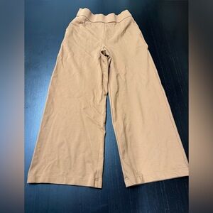 Women's Wide Leg Stretch Tan Pants